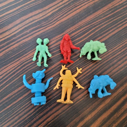 Hing Fat Fishel Terrible Monsters & Goblins Plastic Figure Lot Of 6