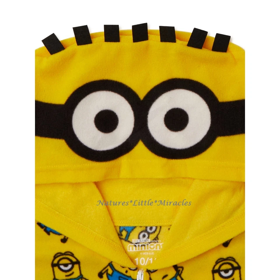 Pijama Minion Talla 6 7 8 Niños Una Pieza Traje Unión Manta Durmiente Disfraz Niña Foto 2 de 3