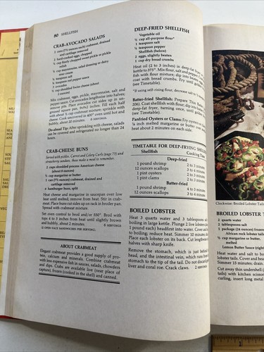 Betty Crocker Cookbook Vintage 1982 Menu Dinner Party House Wife Kitchen Baking - Foto 16 di 24