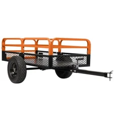 ⏯1500 lbs Heavy Duty Steel Dump Cart 15 Cubic Feet Garden Utility  for ATV UTV 