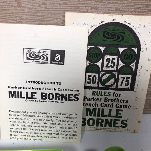 Vintage Mille Bornes Parker Brothers French Card Game 1971 Edition Complete - Picture 4 of 13