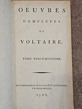 Complete Works Of Voltaire Vol 28 (1785) Historical Miscellany Tom II Book