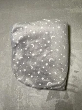 Circo Baby Blanket Moon Star Circle Dots Gray Sherpa Soft Target Lovey 30"x40"