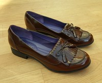 Hotter Shipley Brown Leather Loafers Uk8 Wide Fit Hotter Shipley Brown Leather Loafers Uk8 Wide Fit