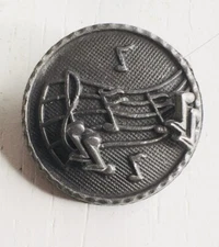 Torino Pewter Music Musical Notes Jewelry Set, Brooch And Earrings Gift