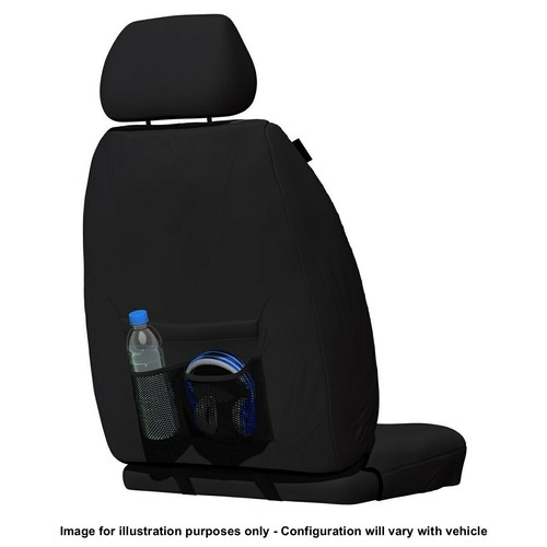 FUNDA DE ASIENTO DE MALLA PLATEADA PERSONALIZADA DE UNA SOLA FILA PARA LAND ROVER RANGO ROVER 11-19 - Imagen 4 de 9