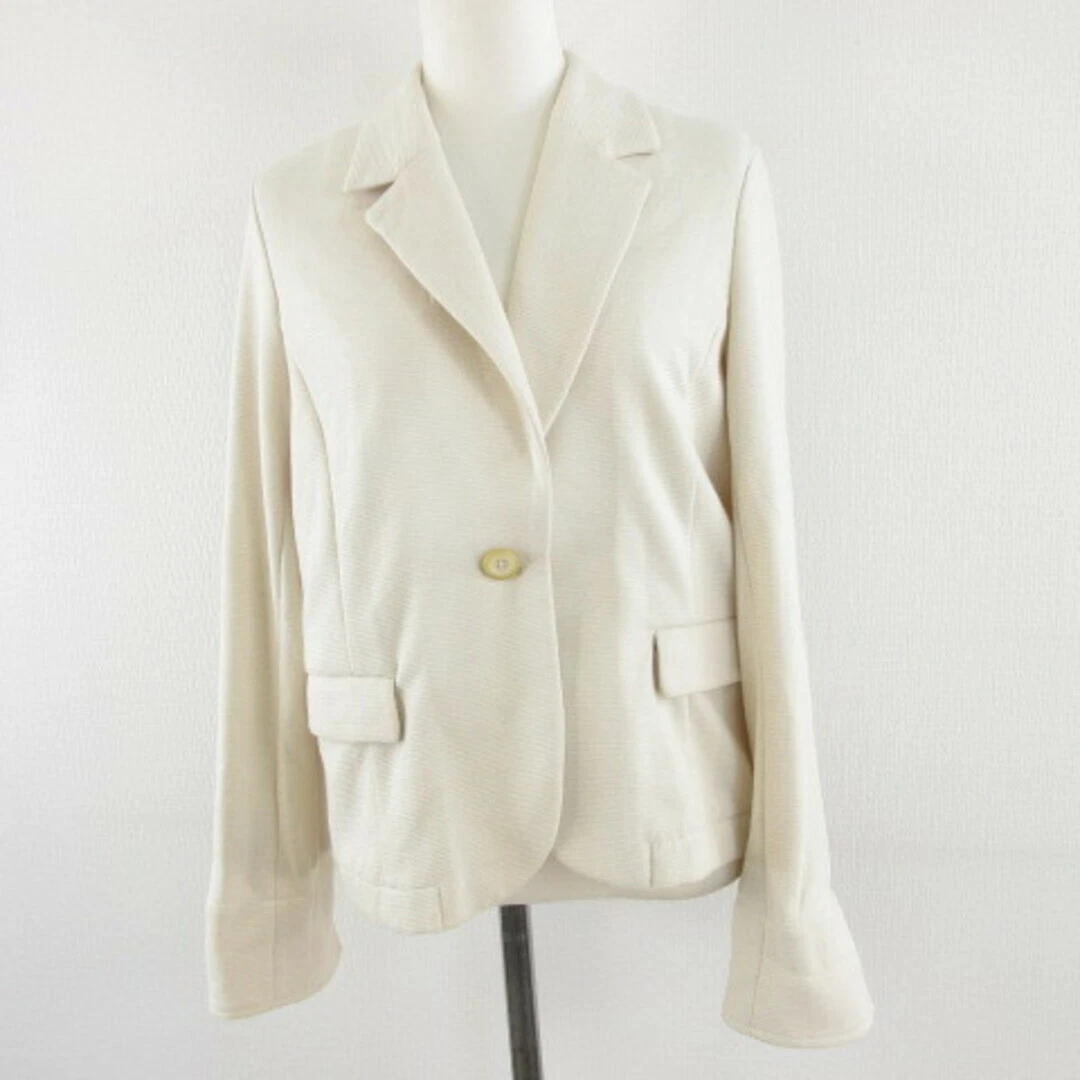 OFF WHITE Giacca sartoriale CPA manica lunga bianco sporco 11*A155 usata 174f4ba4c81b72e37d5939a3c