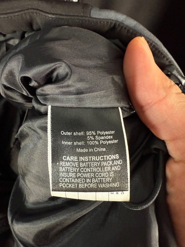 Milwaukee Mens Full Zip M12 Heated Gear Fleece Work Jacket Black Sz Large 24x28 - Picture 6 of 14