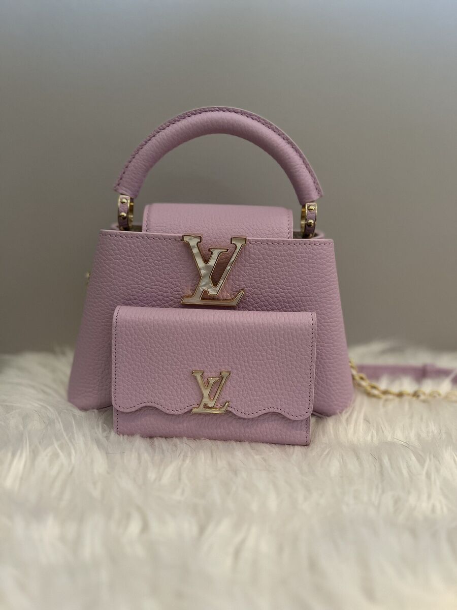 Louis Vuitton® Capucines Mini Olympe Blue. Size in 2023