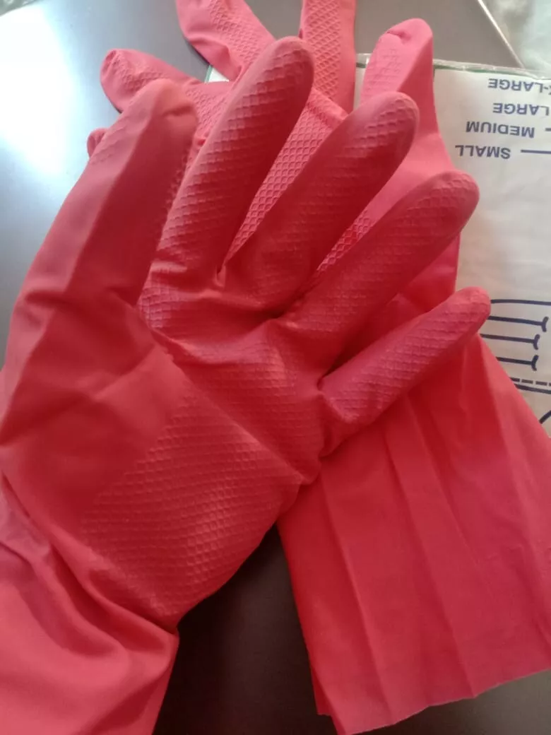 Plastic hand gloves for cleaning deals