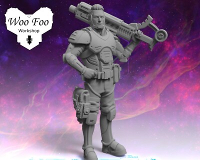 Arvalon 8 Crew 10-3 Vasei Kolcha 32mm Resin 3D gedruckt Stargrave Sci Fi 