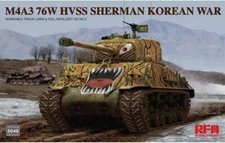 RFMRM5049 1:35 Rye Field Model M4A3(76)W HVSS Sherman Korean War with Workable