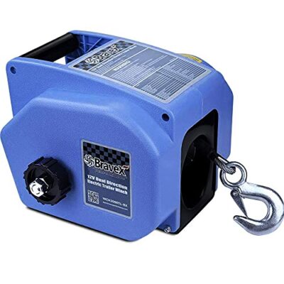 Electric Winch Towing 12 Volt Portable 2-6000lbs Boat ATV Truck Trailer