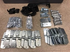 46 Piece Todco Door Repair Kit w/ Hinges, Rollers & Lock & Keeper! 