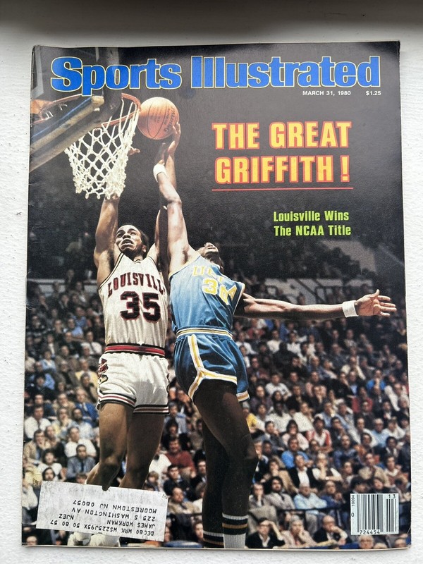 March 31 1980 Louisville UCLA College Basketball Sports Illustrated Magazine