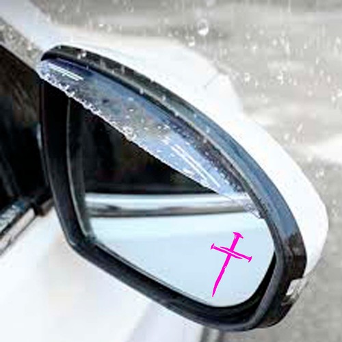 Cross Decal 3 Nails vinyl car bumper sticker Choice sizes colors FREE SHIPPING - Picture 7 of 10