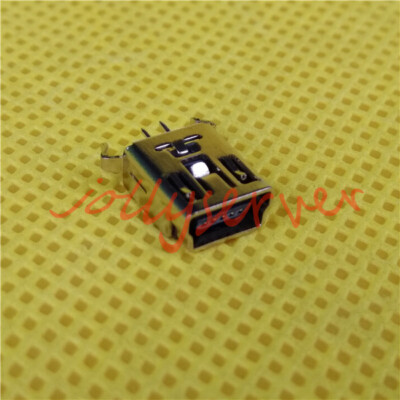5PCS Mini USB Female 5Pin 180° Female Connector Crooked Legs HW-MU-5F-22-