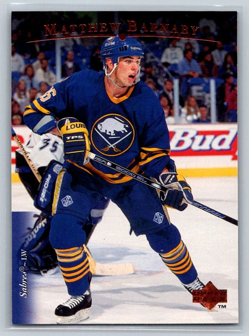 1995 Upper Deck #341 Matthew Barnaby Buffalo Sabres