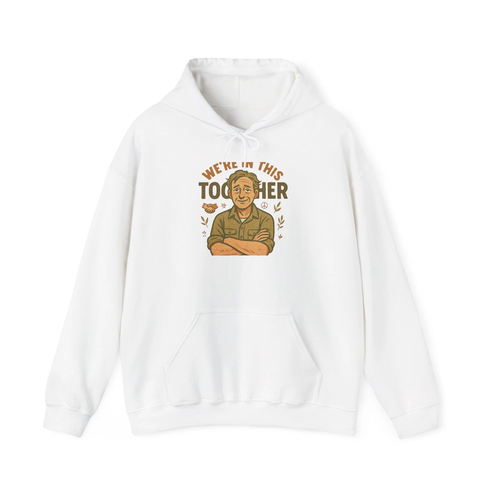 Hoodie — "We're In This Together" Vintage Gardener Graphic Hoodie