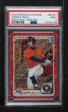2020 Bowman Mega Box Red Mojo Refractor 2/5 Jeremy Pena #BCP-61 PSA 9 MINT 06bg