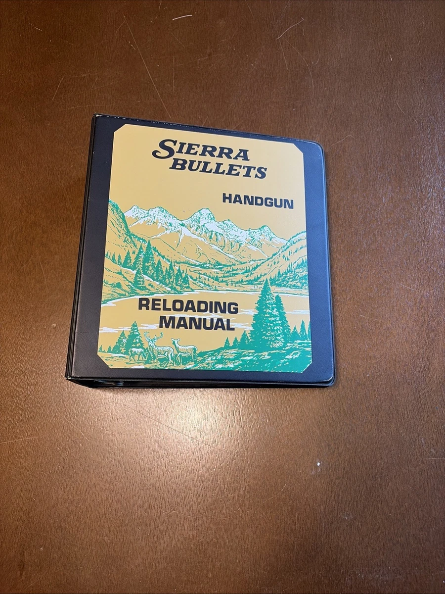 25+ Sierra Hunting Gun Reloading Manuals & Instruction Materials