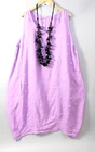 Moonshine linen dress balloon dress size 50 52 54 lagenlook size 5 purple pockets