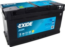 Batterie de voiture EXIDE 96Ah/850A  FIAT DUCATO 2.3 D 120 Multijet