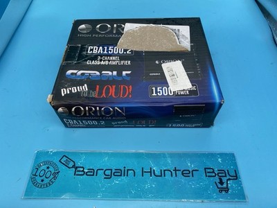 Orion Cobalt CBA1500.2 hocheffizienter 2-Kanal 1500 W Max Klasse A/B Verstärker