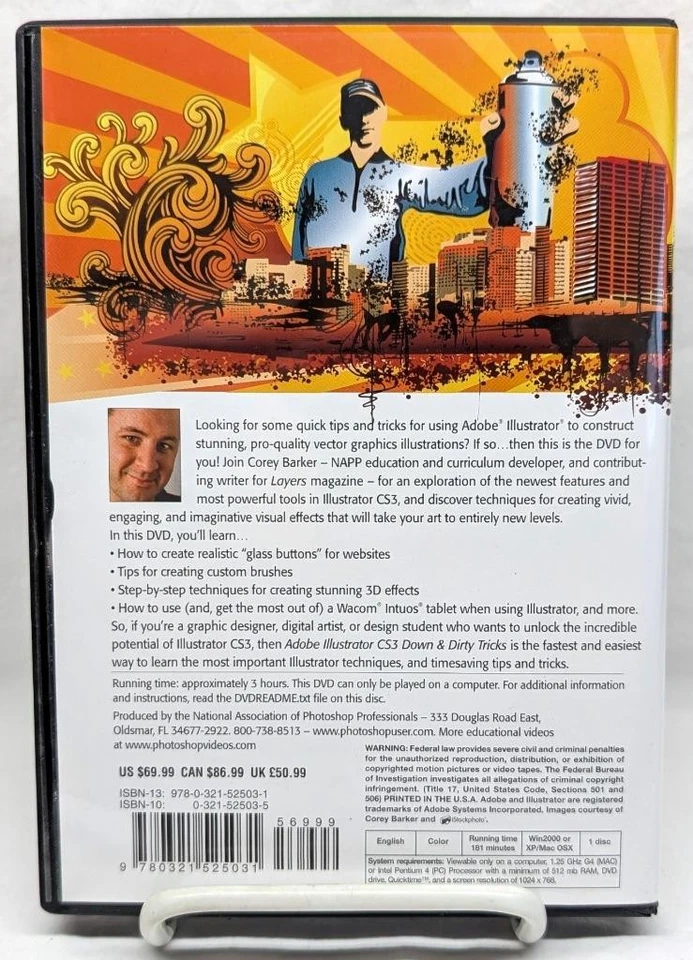 Adobe Illustrator CS3 Down & Dirty Tricks w/ Corey Barker (DVD-ROM) Complete - Image 2 of 3