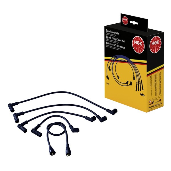 ZüNdleitungssatz 5 Kabel Schwarz NGK Aftermarket-Expertise FüR Fiat UNO-image