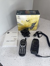Motorola V120c Vintage Verizon Cell Phone Black Antenna Tested Classic Rare