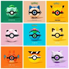 1PCS Pokemon Pokeball Case for AirPods Pro 2/3/1 Gen Soft TPU Protective Cover
