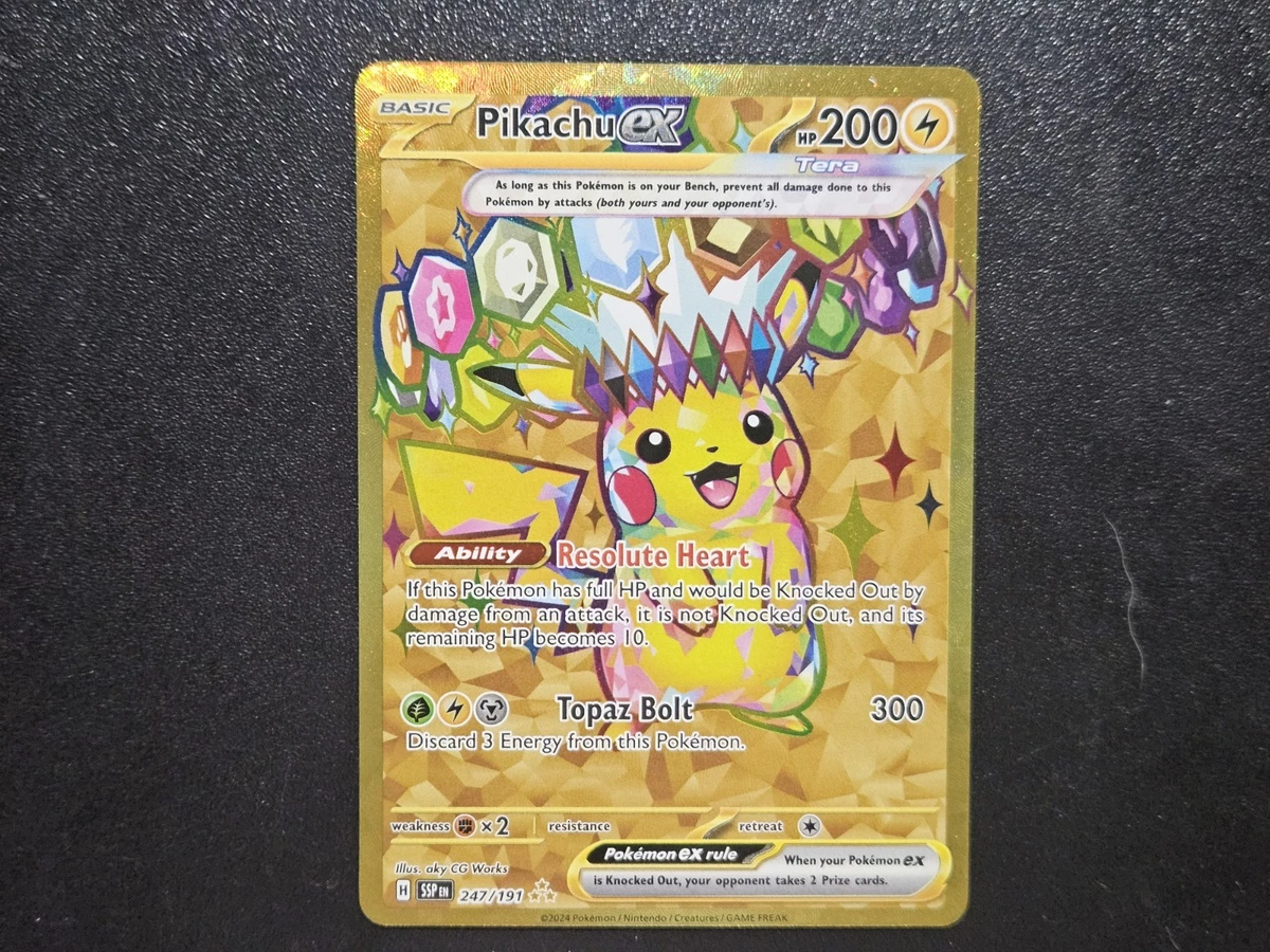 Las mejores ofertas en Cartas de JCC Pokémon de Pikachu Ex | eBay