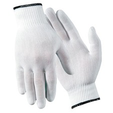 Wells Lamont - M113S - S White Medical Nylon Glove Liner with Extended Cuff