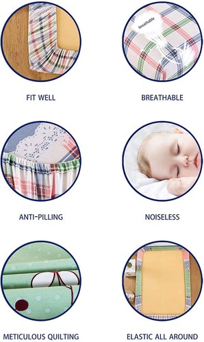 Cute Highland Cow Sheet Set Twin Size Kids Cartoon Animal Sheets with Deep Po - Picture 7 of 7