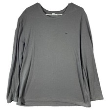 Michael Kors MK Gray Embroidered Logo Long Sleeve Sweatshirt Pullover Men's L