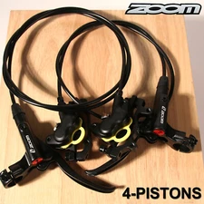 ZOOM 4 Piston Hydraulic Disc Brake Front Rear MTB Bike Part