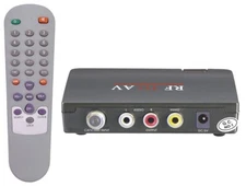RF Coax Composite Video To RCA Video Converter CATV TV Tuner For NTSC PAL System