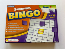 Lakeshore Learning Synonyms Bingo Level 2 JJ402 Vocabulary Language Arts