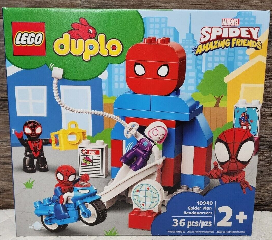 LEGO Spider-Man Headquarters DUPLO (10940) Building Kit 36 Pcs Playset
