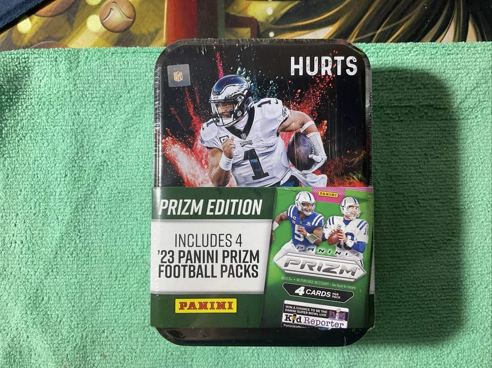 2023 Prizm PRIZM Edition TIN Box (4 Packs)  NEW TIN   FACTORY SEALED. HURTS - Image 3 of 4