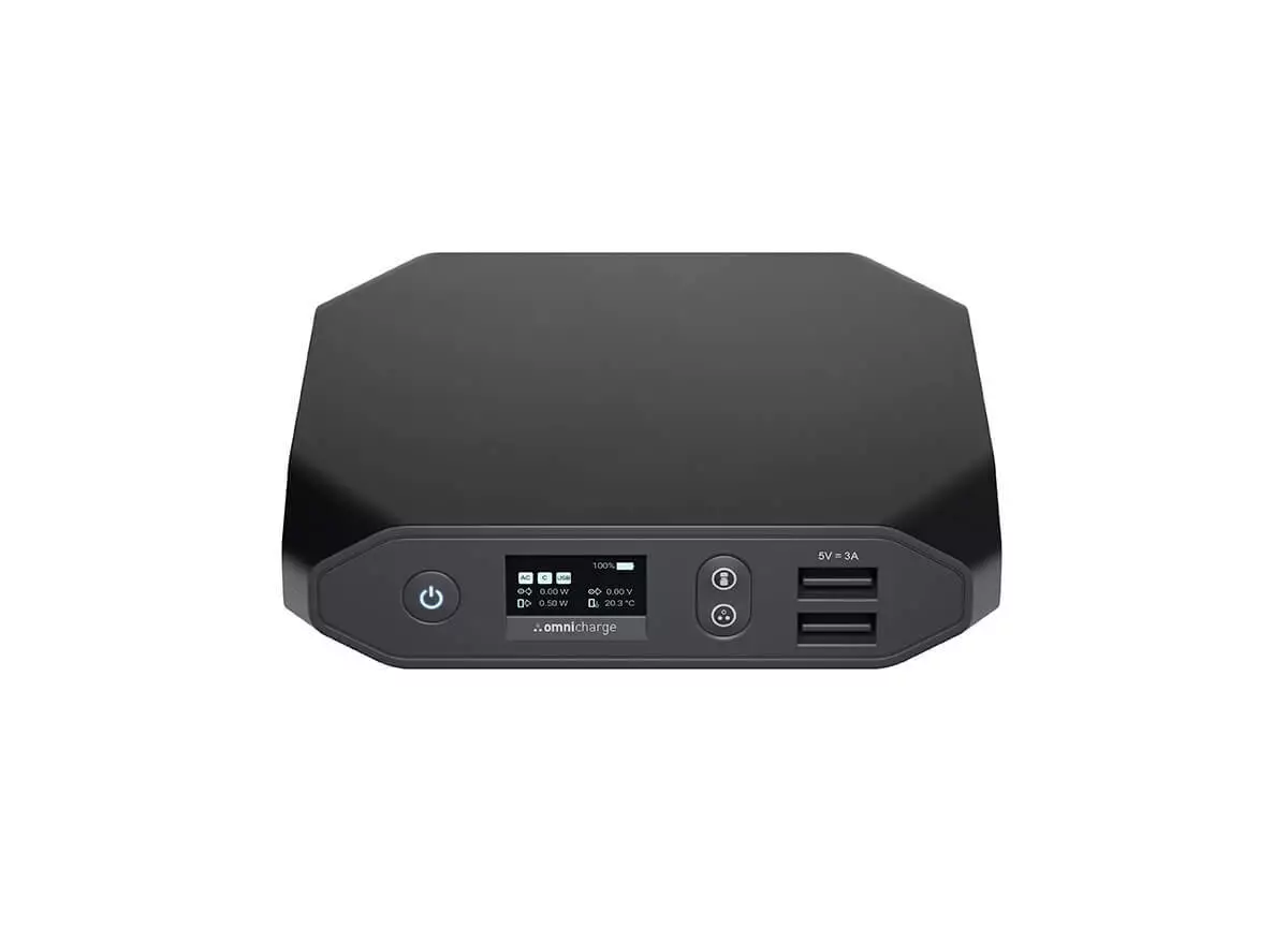 Omnicharge 20 USB-C+ 20000 mAh 100W Laptop Power Bank Battery