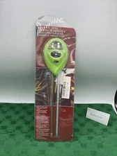 3 Way Soil Meter Tester for Adequate Light Moisture Soil pH Gardening Plant Care