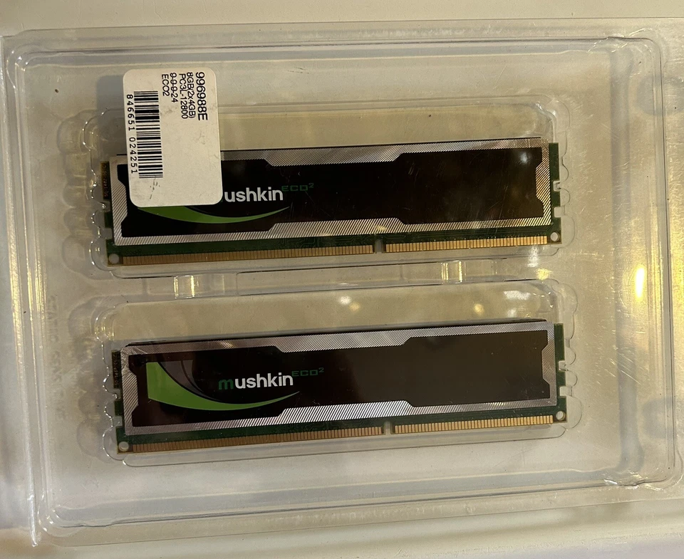 Mushkin ddr3 8gb Ram (4gb x 2) NOS Never Used - Image 3 of 4