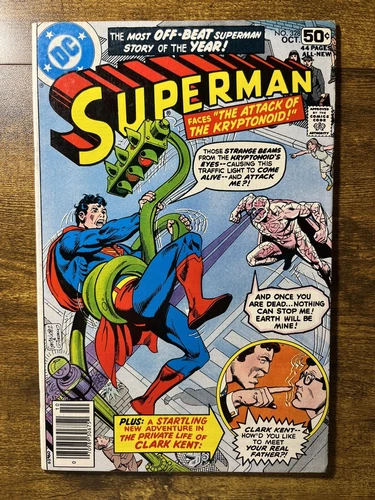 SUPERMAN 328 MARTIN PASKO STORY CURT SWAN COVER DC COMICS 1978 VINTAGE