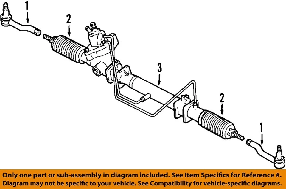 Used Rack and Pinion Assembly fits: 2002 Suzuki Vitara Power Rack and Pinion Gra Foto 3 de 4