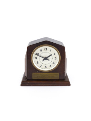 Seth Thomas Tischuhr mit 8-Tagewerk art deco