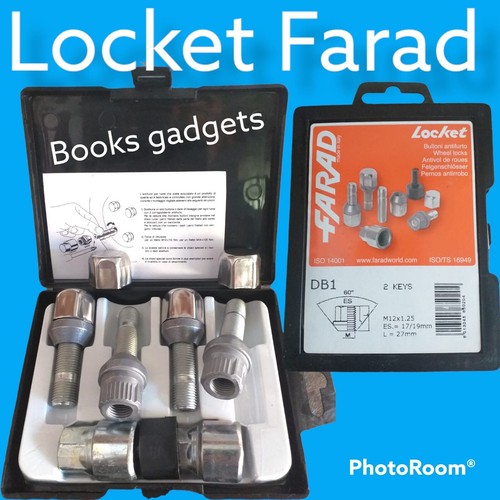 Per Suzuki SJ 410 SJ410 Kit Bulloni Antifurto Locket Farad per Cerchi Acciaio - 第 1/3 張圖片