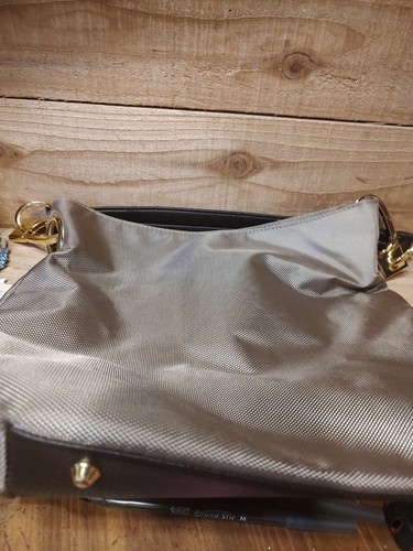 Braciano Hobo Pocketbook, Gold Nylon