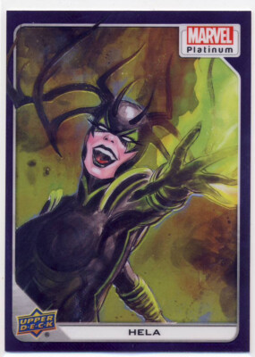 2023 Marvel Platinum Purple Rainbow 31 Hela